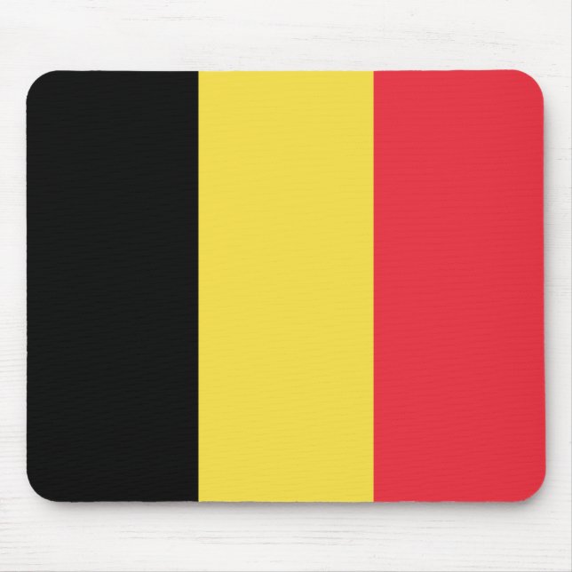 Tapis De Souris Drapeau belge (Devant)