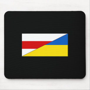 Tapis De Souris Drapeau Biélorussie Ukraine Fierté Biélorusse Ukra