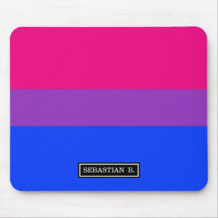 Tapis De Souris Drapeau bisexuel de fierté