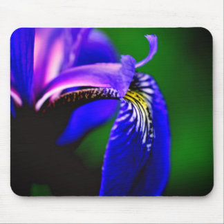 Tapis De Souris Drapeau bleu Iris Fleur Pétale