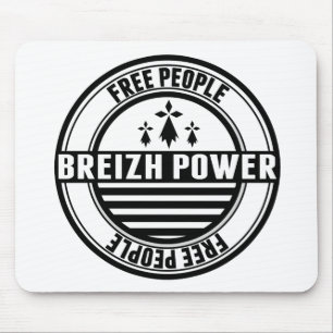 Tapis De Souris drapeau Breizh Bretagne Breton free people