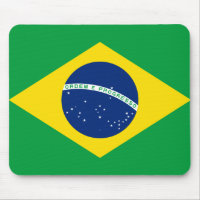 Drapeau brésilien Mousepad