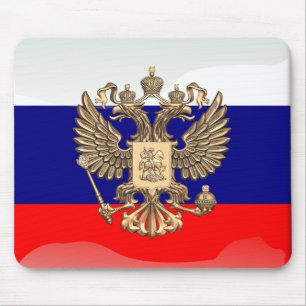 Tapis De Souris Drapeau brillant russe