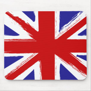 Tapis De Souris Drapeau britannique d'Union Jack de style grunge