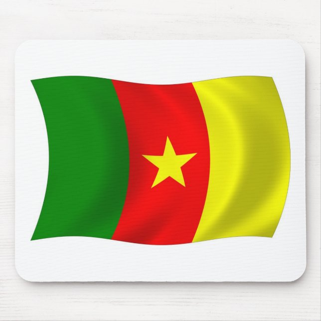 Tapis De Souris Drapeau camerounais Mousepad (Devant)