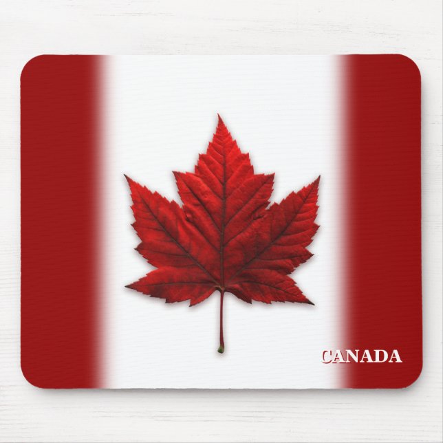 Tapis De Souris Drapeau Canada Mousepad Canada Maple Leaf Mousepad (Devant)