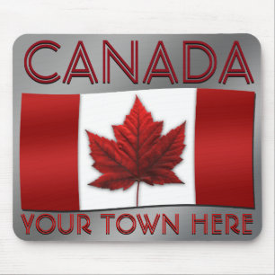 Tapis De Souris Drapeau Canada Mousepad Canada Maple Leaf Mousepad
