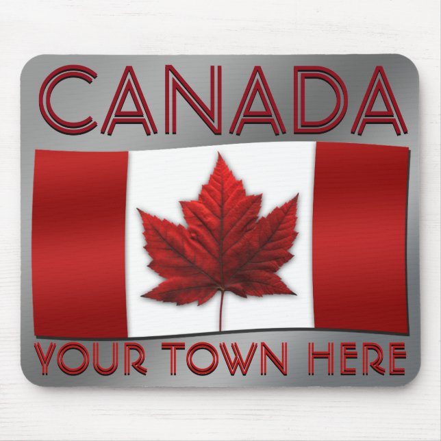 Tapis De Souris Drapeau Canada Mousepad Canada Maple Leaf Mousepad (Devant)