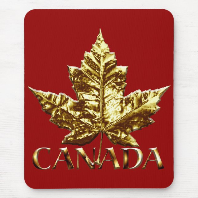 Tapis De Souris Drapeau Canada Mousepad Canada Maple Leaf Mousepad (Devant)