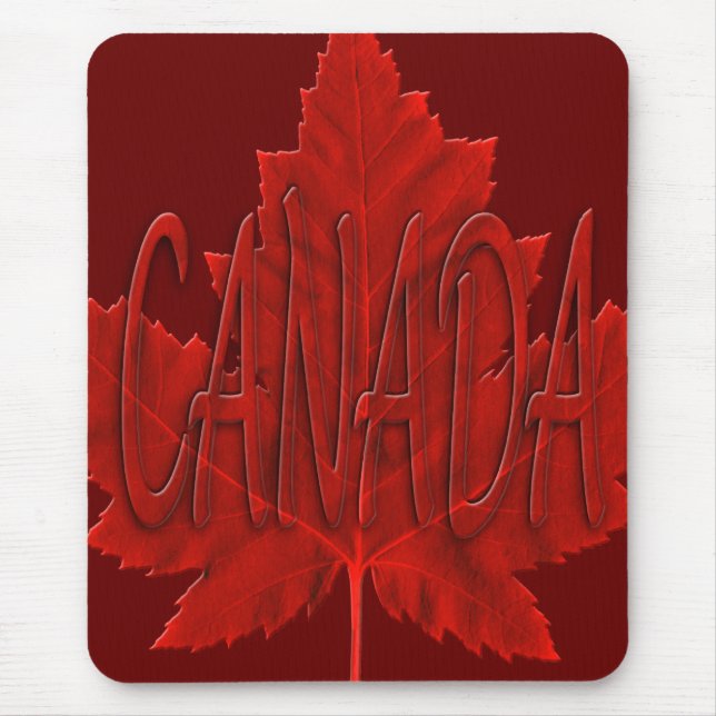 Tapis De Souris Drapeau Canada Mousepad Canada Maple Leaf Mousepad (Devant)
