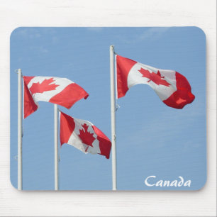 Tapis De Souris Drapeau Canada Mousepad Souvenir Canada Mousepad