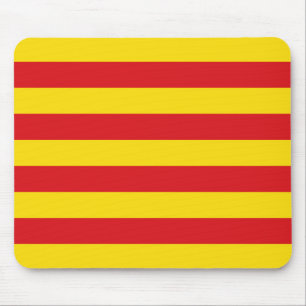 Tapis De Souris Drapeau catalan