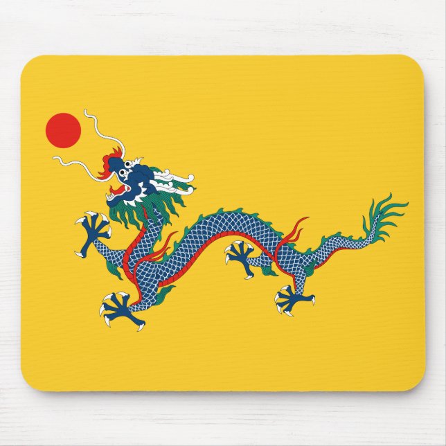 Tapis De Souris Drapeau chinois de dynastie Qing (dragon chinois)  (Devant)