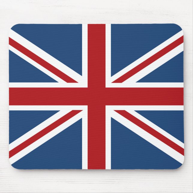 Tapis De Souris Drapeau classique d'Union Jack R-U (Devant)