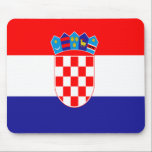 Tapis De Souris Drapeau croate<br><div class="desc">Drapeau de Croatia,  patriotic pattern</div>