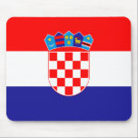 Tapis De Souris Drapeau croate patriotique<br><div class="desc">Le drapeau national de la Croatie.</div>