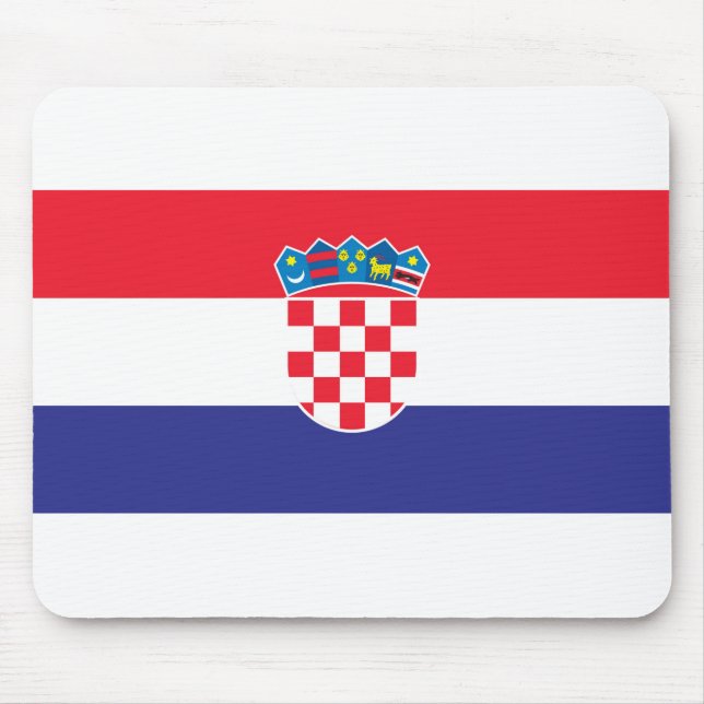 Tapis De Souris Drapeau Croatie (Devant)