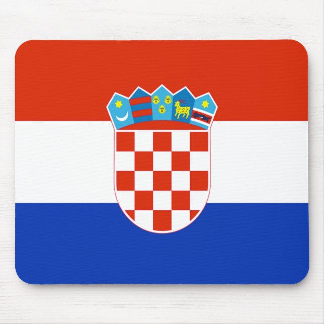 Tapis De Souris Drapeau Croatie (Devant)