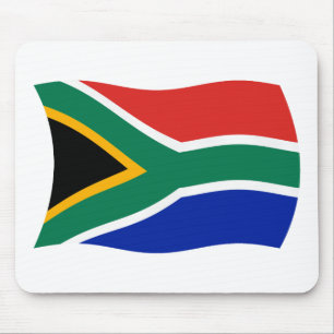 Tapis de souris Drapeau d'Afrique du Sud