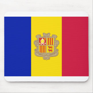 Tapis De Souris Drapeau d'Andorre
