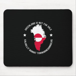Tapis De Souris Drapeau Danemark Le Groenland N'est Pas à Vendre T