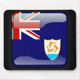 Tapis De Souris Drapeau d'Anguilla