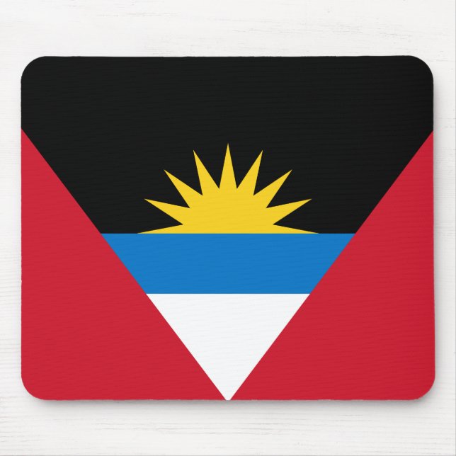 Tapis De Souris Drapeau d'Antigua-et-Barbuda (Devant)