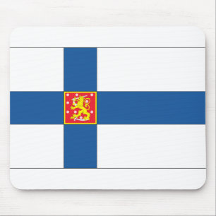 Tapis De Souris Drapeau d'armoiries de Finlande
