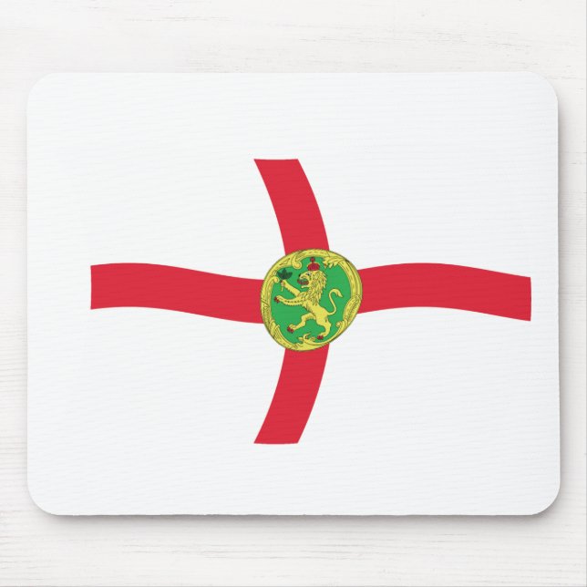 Tapis de souris Drapeau d'Aurigny (Devant)