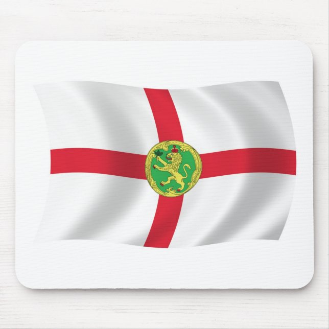 Tapis de souris Drapeau d'Aurigny (Devant)