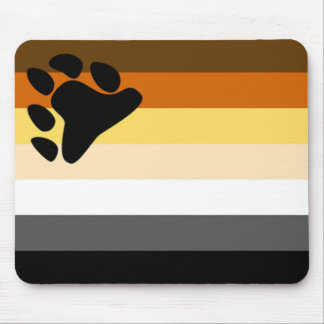 Tapis De Souris Drapeau de base de fierté d'ours