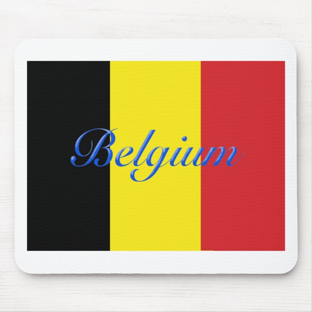 Tapis De Souris Drapeau de Belgique (Devant)