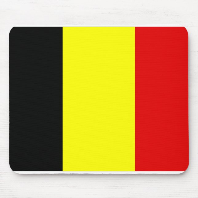 Tapis De Souris Drapeau de Belgique (Devant)