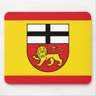 Tapis De Souris Drapeau de Bonn ville allemagne symbole emblème li