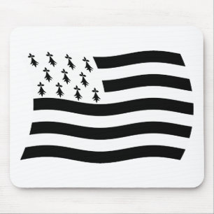 Tapis de souris Drapeau de Bretagne