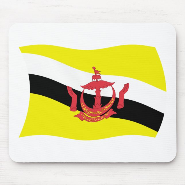 Tapis de souris Drapeau de Brunei (Devant)
