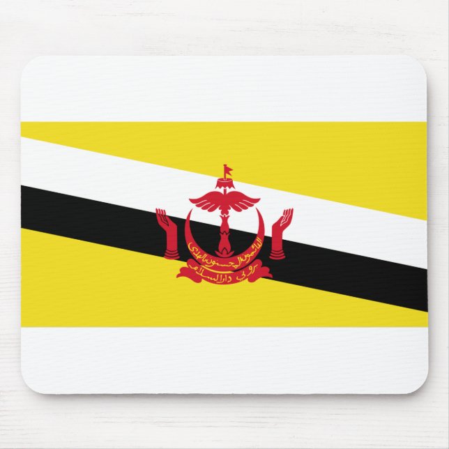 Tapis De Souris Drapeau de Brunei (Devant)