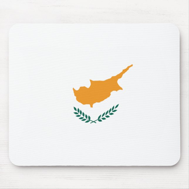 Tapis de souris Drapeau de Chypre (Devant)