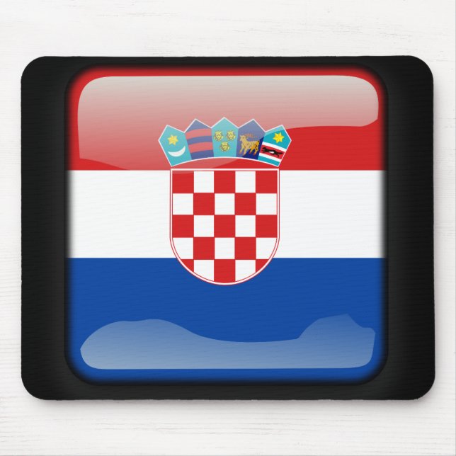 Tapis De Souris Drapeau de Croatie (Devant)