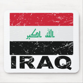 Tapis De Souris Drapeau de cru de l'Irak