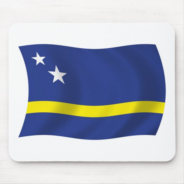 Tapis de souris Drapeau de Curaçao (Devant)