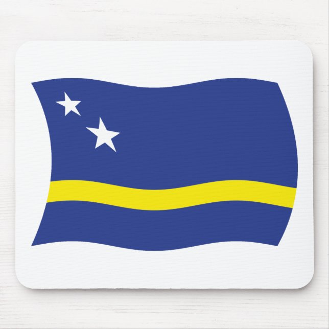 Tapis de souris Drapeau de Curaçao (Devant)