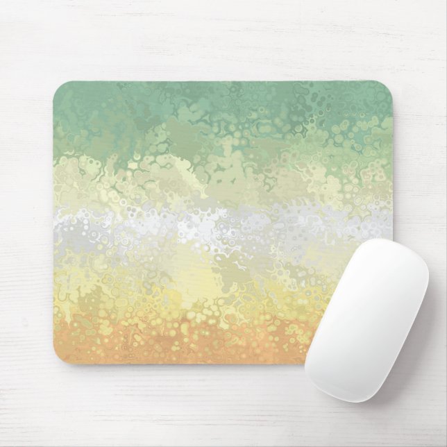 Tapis De Souris Drapeau de fierté abstrait genre boho tripant Gend (Avec souris)