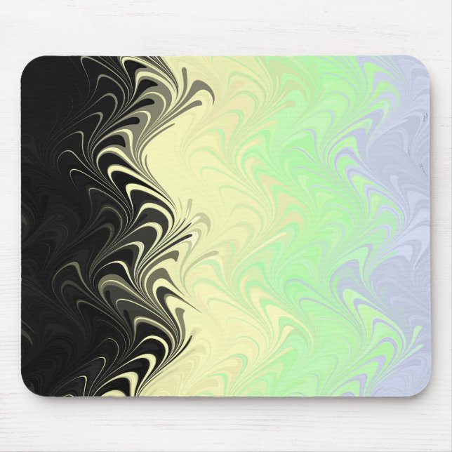 Tapis De Souris Drapeau de fierté Cassgenre Abstrait Marbré Ondulé (Devant)