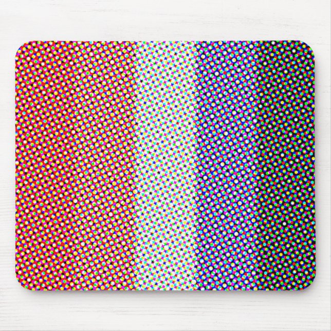 Tapis De Souris Drapeau de fierté Cupioromantique Abstrait Tripant (Devant)