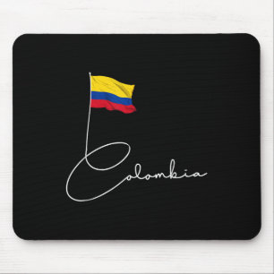 Tapis De Souris Drapeau de fierté de Colombie Drapeau national de