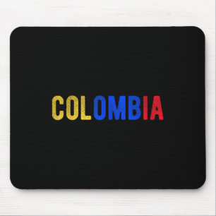 Tapis De Souris Drapeau de fierté de Colombie Drapeau national de 