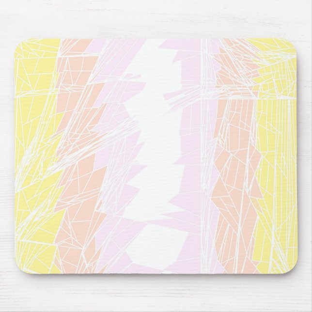 Tapis De Souris Drapeau de fierté pangender abstrait géométrique g (Devant)