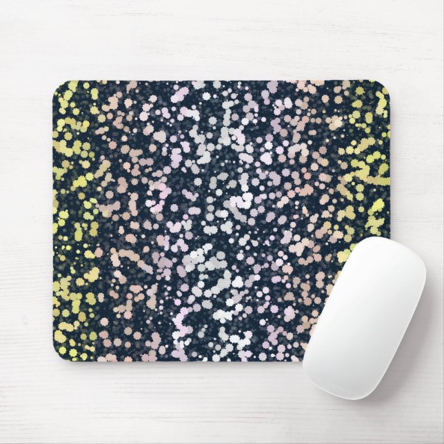 Tapis De Souris Drapeau de fierté Pangender Boho Rétro Mignon Exce (Avec souris)