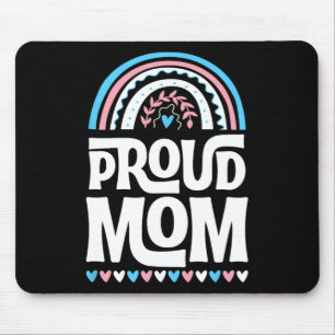 Tapis De Souris Drapeau de fierté transgenre de maman Fête des mèr